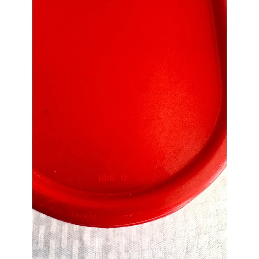 Tupperware Modular Mates Vintage‎ Pantry Storage Set Red White 3 Piece Clear